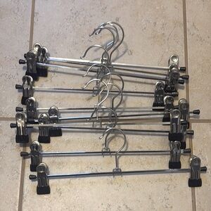 Set of 10 Metal Clip Hangers